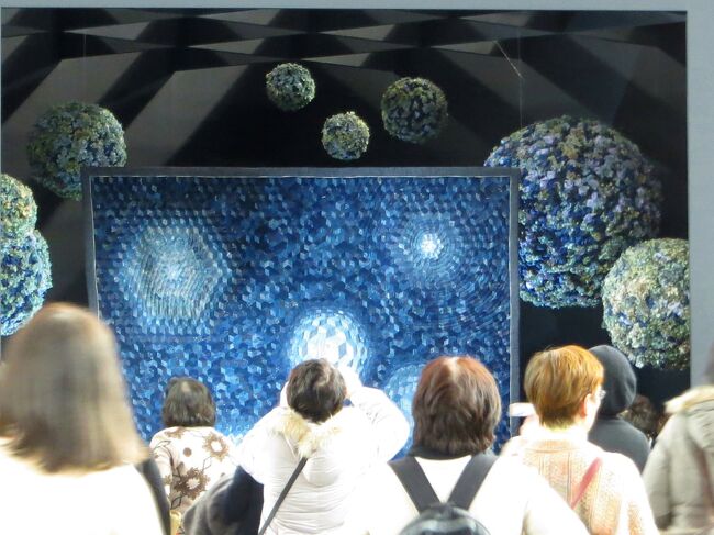 Japan　キルト展＠東京ドーム　2014②　黒羽志寿子さんの作品群と真夜中のおひなさま(^o^)
