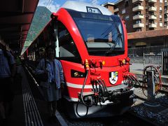 スイス花とハイキングの旅・スイスの鉄道