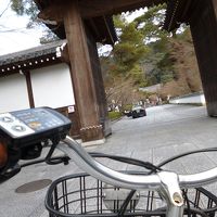 冬の京の旅　2日目♪　初めてのチャリで京都！