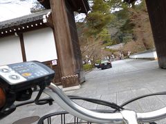 冬の京の旅　2日目♪　初めてのチャリで京都！