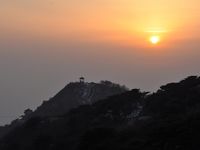 まさかのひとり登山＠泰山3★山頂で見た夕陽