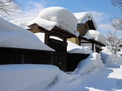 雪の金山町（山形）を散策