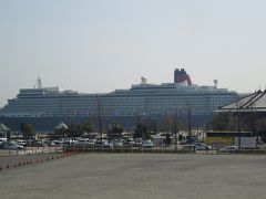 クイーン・エリザベス（Queen Elizabeth） 横浜港初寄港　３月１７日　Yokohama Port