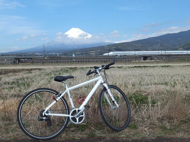 河津桜が綺麗でしたので自転車でウロウロ…。