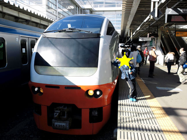 今回の旅の主役たるE653系への乗車【表紙】！「フレッシュひたち」から退役して全車「いなほ」になったと聞いていたから...なのに4両の全車指定席も空席がチラホラ。<br />臨時快速と言えども流石、元特急な走りを見せる。「ひたち野うしく」で後続の追い越し待ちや「取手」で運転手交代はともかく「武蔵野線内強風によるダイヤ遅れが生じております」とか「時刻回復に努めて運転して参ります」で予定より20分押し...長男と相談し、このまま乗り続けて完全乗車を目指すor上野でディナー後、久々の「北斗星」狙うか。<br />結果は後のお楽しみ♪<br /><br />(間もなく岡山、にて)