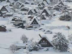 雪が降ったから急遽計画した兼六園と白川郷と高山へ