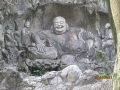 杭州の霊隠寺・霊隠飛来峰・石像・１