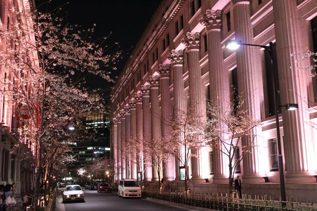 2014年3月25日東京での開花宣言の後の初の週末。まだ咲き初めということでしたが、上野公園と日本橋に行ってきました。