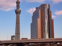 隅田川　浅草吾妻橋～水上バス～日の出桟橋　☆個性的な12橋めぐり　　　　　