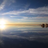 ３月でも鏡張り見れたよ！感動のウユニ塩湖