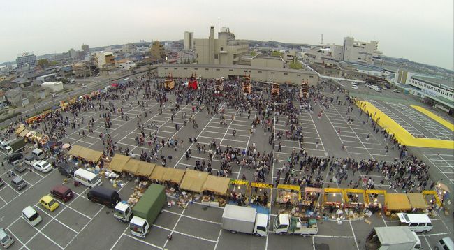 空撮 常滑春祭り ２０１４年 5/5 日曜夜編 最終章