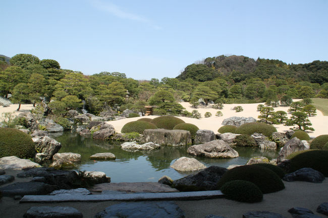 旅の最後は足立美術館です。作品は撮影禁止で紹介できませんが、庭園と茶室寿立庵を紹介します。