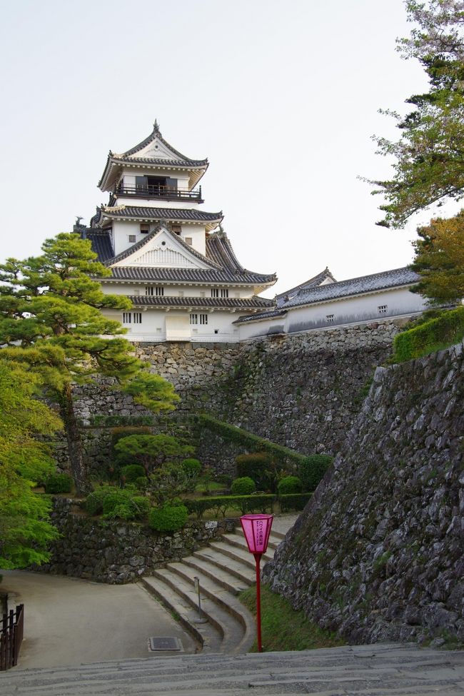 四国バースデーきっぷを使い、愛媛から香川、徳島、高知と四国一周の旅をしました。<br /><br />高知城に初登城。山内家が治めた城下町とその中心にそびえる独立式天守。<br /><br />縄張りも素晴らしい作りで、城攻めの視点から見れば堅固なしろだなぁ〜と思いました。<br /><br />また、昔は国宝であったことにビックリ！昭和25年に文化財保護法により重要文化財に指定されました。