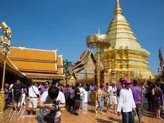 タイ北部、チェンマイ観光とドイ・インタノン探鳥記最終日