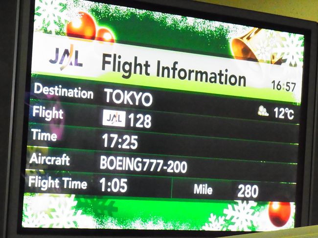 この時期の伊丹からの羽田便は離陸すると日暮れに向かっていきます。