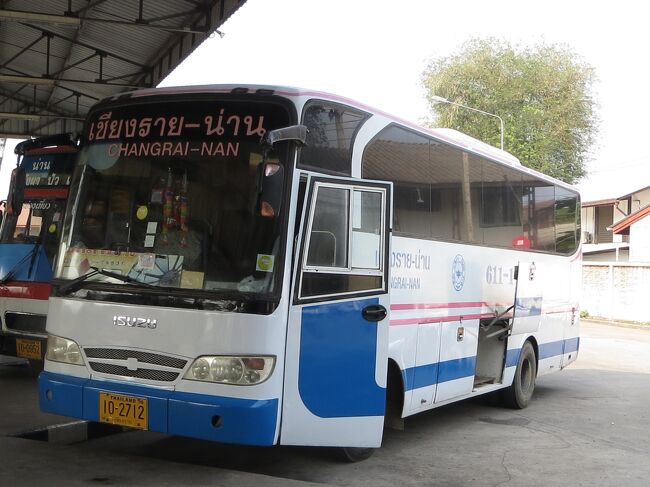 Thailand　チェンライとナーン　ロングステイの下見旅(3/12)　長距離バスでナーンへ（4月6日）