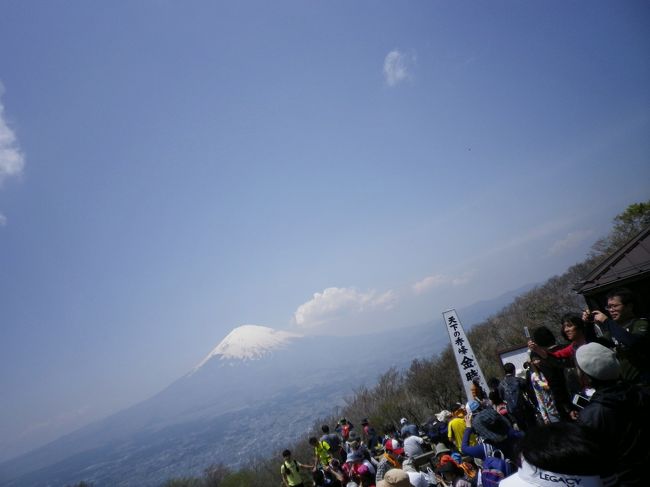 2014年箱根でまったり　2日目は金時山を目指します。<br />ＧＷ前半の、陣馬〜高尾縦走の足の痛みは完治していませんがせっかくですから。<br />http://4travel.jp/travelogue/10880206