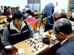 台北親善囲碁旅行同行記3；台北の人たちと合同でその1台北の碁会所”棋聖模範棋院”風景”