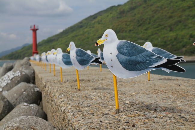 瀬戸内海に浮かぶアートな小島、直島、昨年の春、この島をはじめて訪れて以来、それまで何の興味も関心も無かった現在アートに魅せられてしまいました。<br /><br />今年も春の訪れと共に再び瀬戸の島々に点在するアートを巡る旅へ、<br />GWのど真ん中、5/1〜5/3の3日間で直島、豊島、男木島、女木島、高松などを巡ってみました。<br /><br />実のところ今回の旅では、もう少し西にある粟島とそのすぐ隣にある小さな島、志々島も巡ってみたかったのですが、日程的に厳しく残念せざるを得ませんでした。粟島はNHKの番組、鶴瓶の家族に乾杯で出演された藤井フミヤさんが世界で一番好きな島といわれており、またその番組で鶴瓶さんが志々島に行かれ、そこで登場した霊木おおくす、これをぜひ見たかったのですが、、、次回の楽しみとしておきます。<br /><br />今回は、GWの中間の3日間、全く天候には恵まれ、今更ながら自分は晴れ男、いや、やはりこれは日頃の行いの賜物、、、素晴らしい島や海の景色を満喫することができました。また、ゆるい島の雰囲気を楽しみつつ、安藤忠雄さんや西沢立衛さん設計による素晴らしい美術館などの建築に感心し、そして島のそこかしこに点在する現在アートを眺め、わからんなー、、、などと感じつつ、、、<br />五感が刺激されることで何となく感性が磨かれたのかなぁ、、、<br />などと思いつつ、のんびりとした島での時間を過ごしてみました。<br /><br /><br />写真は、女木島にあるかもめの駐車場です。<br /><br />それでは瀬戸内の島とアートを巡る旅、3日目、女木島です。<br /><br />第1日目 直島<br /> http://4travel.jp/travelogue/10882363<br />第2日目 豊島<br /> http://4travel.jp/travelogue/10882400<br />第3日目 男木島<br /> http://4travel.jp/travelogue/10883441<br /> 女木島<br /> http://4travel.jp/travelogue/10885850<br /> <br />