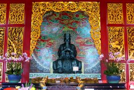 2014春、台湾旅行記9(7/33)：5月7日(2)：日月潭、文武廟、孔子像、孔子の弟子の四哲像、関羽像