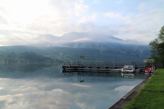 オーストリア旅行　ザルツカンマーグートAtterseeとその湖畔の宿