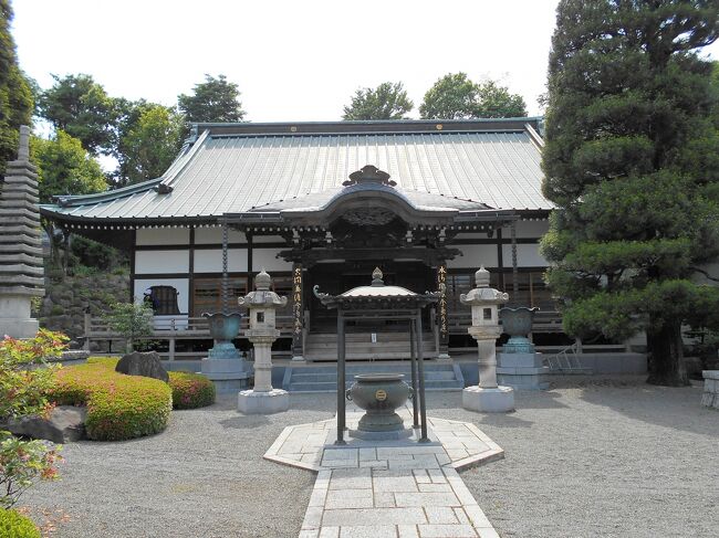 JR横浜線古淵駅から徒歩で約１０分、淵源山・龍像寺（りゅうぞうじ）の創建については縁起では暦応年間（１３３８～１３４１）境川近くの池に棲んで地元住民に危害を加えていた大蛇を、当地域地頭であった渕辺義博（ふちべ・よしひろ、生誕不詳～１３３５）が弓矢で退治し三体に分散した蛇体を３ヶ所の寺院に葬り、それぞれを龍頭寺・龍像寺・龍尾寺としたと伝えられています。<br /><br />その後上記三寺は荒廃してしまいましたが、この龍像寺については弘治２年（１５５６）巨海（こかい）和尚によって統合され新たに龍造寺として中興され今日に至っています。尚寺宝として龍骨の一部と渕辺義博が退治した際の矢尻と板碑が所蔵されています。<br /><br />更には本堂に向かって左手に連なる墓地中腹に至る手前には江戸時代当地を治めていた旗本岡野氏一族の墓所があります。<br /><br />岡野氏の遠祖は伊豆名族出身の田中氏と言われ３代当主小田原北条氏康に仕え、途中で北条氏家臣の名跡を継いだ板部岡融成（いたべおか・とおなり、入道名：江雪斎１５３７～１６０９）で彼はその後４代当主氏政の側近となって評定衆筆頭に昇格、彼の署名による文書が数多く発給されています。<br /><br />特筆すべきは江雪斎の持ち前の理路整然とした思考と優秀な弁舌が当主に高く評価され、小田原北条氏の将来を決する程の重要な時期に外交使節として登場します。<br /><br />一例としては天正１０年（１５８２）織田信長が本能寺で横死後の甲斐・信濃領有を巡る交渉で、有利な展開を背景に高姿勢で臨んだ徳川家康に対し家康が甲斐・信濃の支配を認める代わりに小田原北条氏が旧武田領であった上野国（群馬県）の支配を家康に認めさせ、併せて畿内で勢力伸長大の豊臣秀吉に対し同盟して対抗姿勢を示すべく家康の娘を氏直の正室に迎えるということで決着をします。<br /><br />天正１８年（１５９０）小田原城開城後、氏政・氏照兄弟切腹、５代当主氏直（うじなお、１５６２～１５９１）高野山追放となりますが江雪斎は氏直名代として秀吉と面談して江雪斎の人柄が評されて助命、以降敵方であった秀吉の家臣となって京都伏見に居を移し、秀吉命により岡野に改姓したうえで秀吉のお伽衆として対応することになります。<br /><br />秀吉没後は家康と石田三成（いしだ・みつなり、１５６０～１６００）が互いに反目、江雪斎は家康が旧主氏直助命に並々ならぬ動きをした恩義を忘れておらず家康方に属することになります。<br /><br />徳川家康方についた江雪斎は生来より身に付けた交渉力を以て、家康の密命により小早川秀秋（こばやかわ・ひであき、１５８２～１６０２）に接し家康に味方をするよう交渉を進めます。<br /><br />秀秋との密約により徳川方に通じる事となり、結果は既にご承知の通り慶長５年（１６００）関ヶ原合戦では当初は西軍の優勢で推移したものの後半では秀秋の寝返りにより西軍総崩れついに敗退となります。<br /><br />慶長１４年（１６０９）江雪斎は伏見の屋敷で７４歳の生涯を終えますが、その息子（房恒・房次）たちは既に家康の取り計いで徳川家の旗本として名を連ねています。<br /><br />寛永３年（１６２６）に江雪斎の二男である房次（ふさつぐ、生誕不詳～１６１１）の子英明（ひであきら、生誕不詳～１６６３）が５００石の所領を以て当地を治めることになり江雪斎の貢献を考慮してか知行替えはなく末代まで続きます。尚江雪斎嫡男・房恒の子孫は武蔵国都築郡長津田村（現横浜市都筑区長津田）を代々治め歴代の墓は長津田駅南口の大林寺にあります。<br />