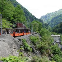 雪の大谷へ～立山黒部アルペンルート＆黒部渓谷トロッコ電車の旅！　１日目／黒部渓谷トロッコ電車