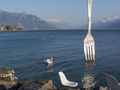 【フランス、スイス、イタリアを周る旅】湖畔の町ヴェヴェイで骨休め