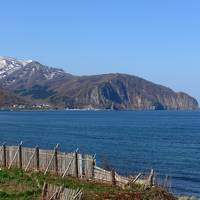 2014.5富良野・比布・羽幌・増毛ドライブ6-民宿漁師の宿清宝, 雄冬岬展望台