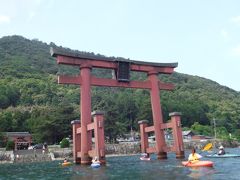 琵琶湖でカヌー体験！鳥居をくぐる！？