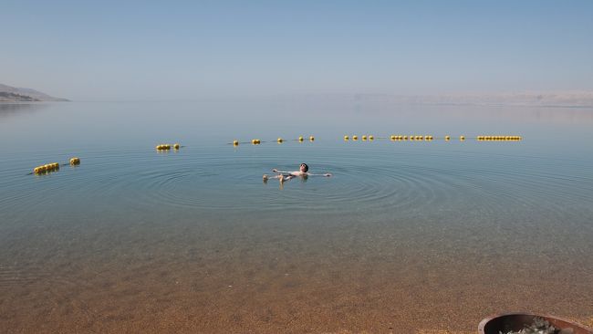 ☆:;,&#39;;☆ 2014年GW　死海でプカプカ浮遊体験☆;&#39;,;:☆<br /><br />ワディラムから死海へやってきました。ヨルダン最後の訪問地です。<br />ペトラ・ワディラムに続くヨルダン観光3個めのハイライトですね。<br /><br />泳げない私は死海で果たして浮くのか！？<br /><br />●手配<br />ファイブスタークラブ<br />http://www.fivestar-club.jp/<br /><br />＊＊日程＊＊<br />☆4/25　成田→アブダビ　（機内泊）<br />☆4/26　アブダビ→アンマン→ペトラ　（キングスウェイ泊）<br />☆4/27　ペトラ　（キングスウェイ泊）<br />☆4/28　ペトラ→ワディラム→死海　（ホリデイ・イン・デッドシー泊）<br />★4/29　死海　（ホリデイ・イン・デッドシー泊）<br />★4/30　死海→アンマン→アブダビ　（ヤスヴァイスロイ泊）<br />☆5/1　アブダビ→成田　（機内泊）<br />☆5/2　成田着
