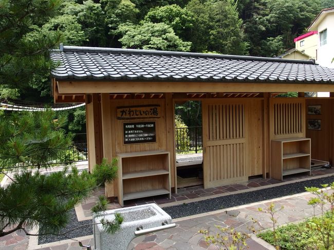６月５日、１２時過ぎに鬼怒川温泉に着いてしまいました。そこで、足湯がある川治温泉にふらっと行ってきました。