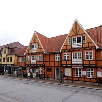 2014.5コペンハーゲン出張旅行7-Aalborg散歩3　Boulevarden通り，Hotel Cabinn Aalborg