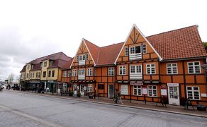 2014.5コペンハーゲン出張旅行7-Aalborg散歩3　Boulevarden通り，Hotel Cabinn Aalborg