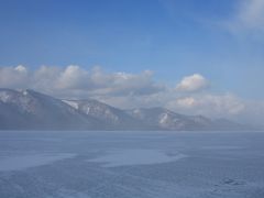 バイカル湖で新年に乾杯！