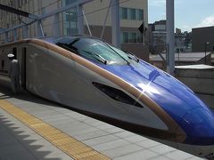 新型の長野新幹線とSL銀河に乗車。