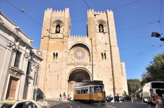2012年ポルトガル・パリ旅行記　第21回　リスボン観光　展望台からの景色を眺め、大聖堂を見学