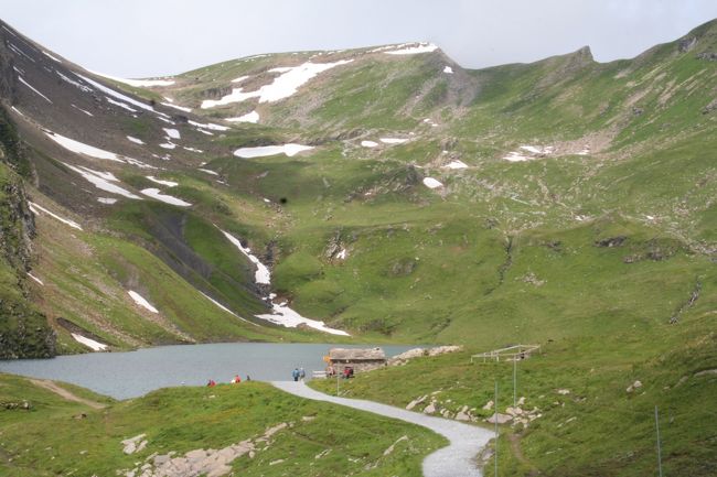 200907-08_スイストレッキング旅行-第8日-（フィルスト～バッハアルプゼー～ボルト間のハイキング）Trekking between Gemmipass and Sunnbuel