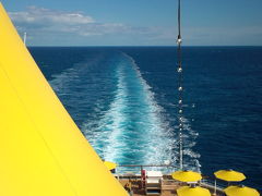 紺碧の海と空に白い航跡を残して～美しいエーゲ海クルーズ♪　vol.2　コスタ・ファッシノーザの船内ツアー♪