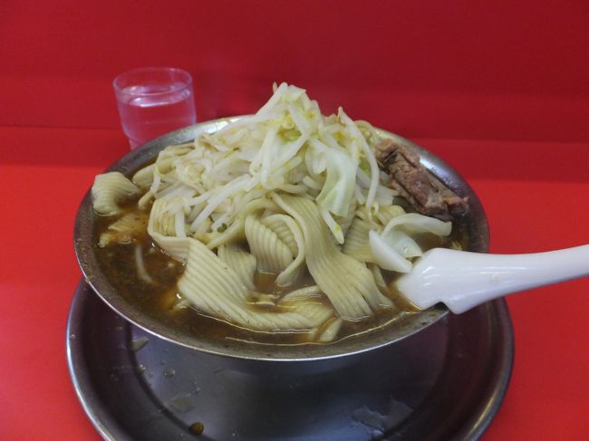 ６月２８日、田園調布の麺でるに行きました。この日は月末の土曜日、と言う事は．．．感が当たりました。麺でる至上一番太い、１４束麺の日です。<br />今回は、それも、大盛り（６００ｇ）にチャレンジです。野菜は少なめにして貰い、何とか完食です。何かフェットチーネのラーメン版を食べているみたいでした。<br />１食で２，０００ｋｃａｌは軽くあるので、徒歩を多めにしました。行きが田園調布で、帰りが雪が谷大塚、軽く数キロは歩いています。それでも、太ったなぁ。