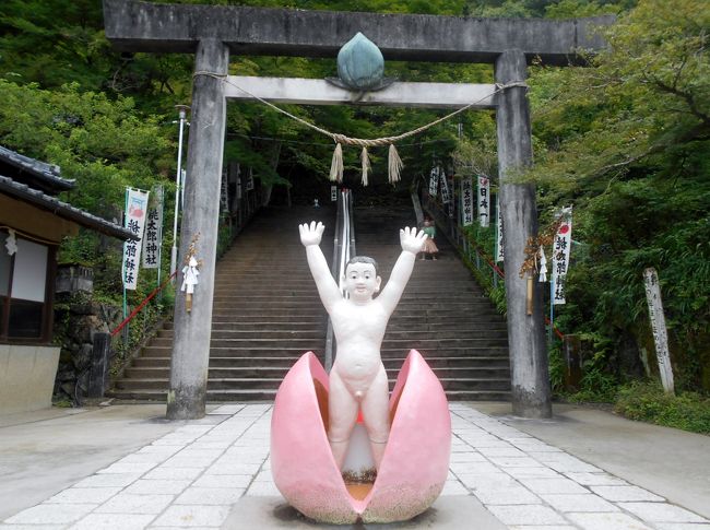 JAFの優待券で明治村へ割安に行くことができる最終日、明治村へ向かう前に子供たちを驚かせてやろうと参拝に訪れたかなりマニアックな神社です。正直神社というより「桃太郎テーマパーク」という方のが正確な表現かもしれません。では画像をどうぞ!