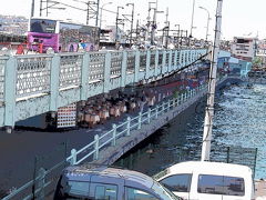 イスタンブール　金角湾に架かるガラタ橋を歩く　2014夏
