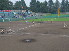 富士球場で高校野球を見てきました 2014.07.23