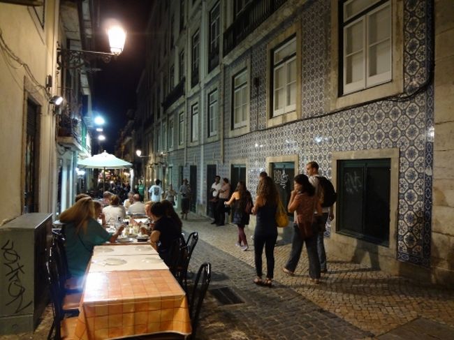 2012年ポルトガル・パリ旅行記　第23回　リスボン観光　夜のバイロ・アルト地区へ