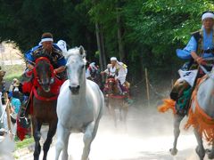 2014　相馬野馬追祭り最終日、小高神社の「野馬懸」