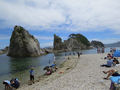 岩手宮城追悼・復興祈願・・宮古市の浄土ヶ浜と青の洞窟をめぐります。