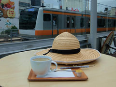 閑話休題　電車を眺めて　コーヒー飲んで　旧万世橋駅