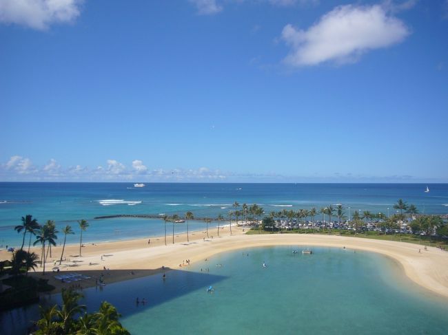 ハワイ島のゴルフ合宿後は、ホノルルへ移動しまったりタイムです。<br />6日目午後のフライトへハワイ島から移動します。