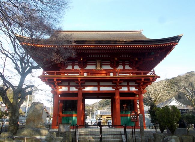 愛知県岡崎市内には徳川家康・家光がらみの神社・仏閣がたくさんあります。<br />3月に訪れた六所神社・伊賀八幡宮・大樹寺・信光明寺・滝山寺・滝山東照宮を2回に分けて紹介します。<br />写真は滝山寺の三門、国指定重要文化財です。