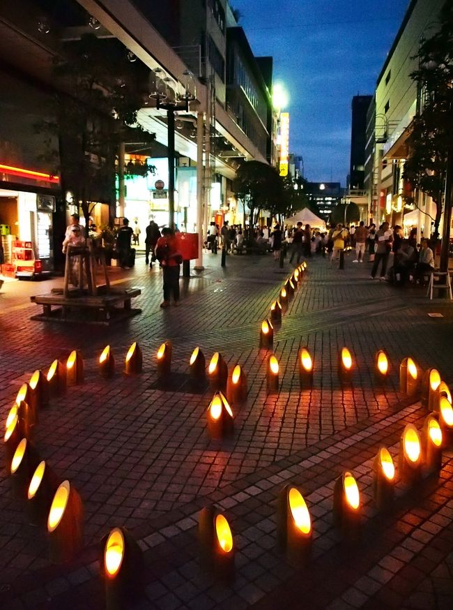 七夕まつりの竹が再び・・・灯りとなって・・・　～仙台　竹灯り～